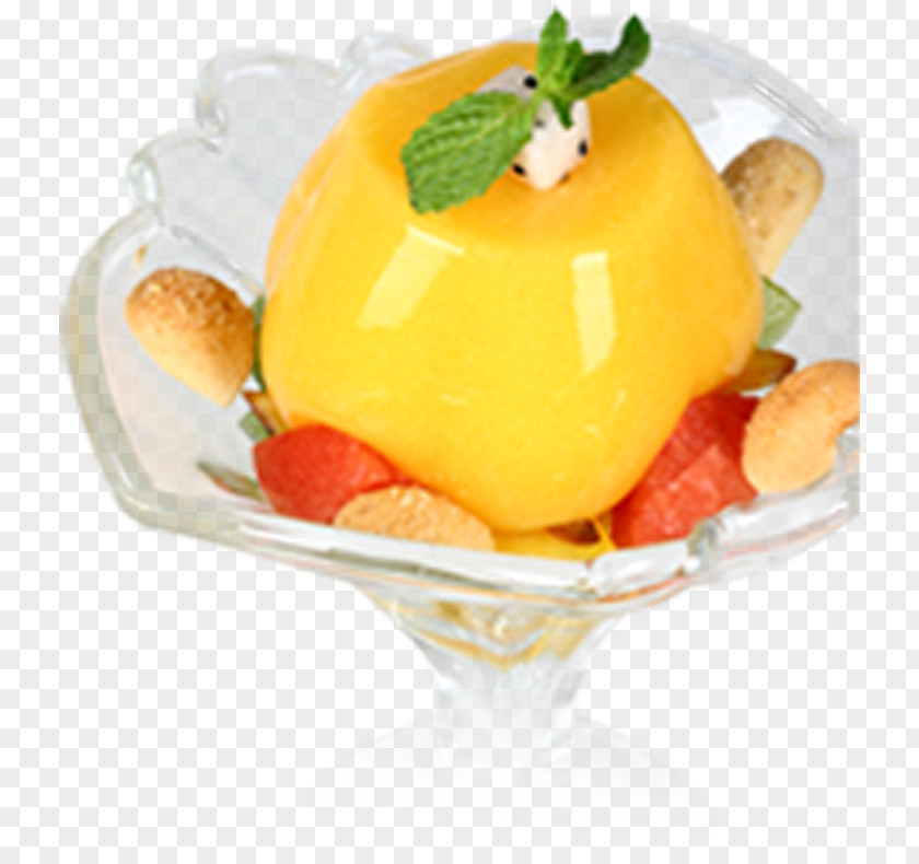 Ice Cream Sundae Coffee Gelato Mango Pudding PNG