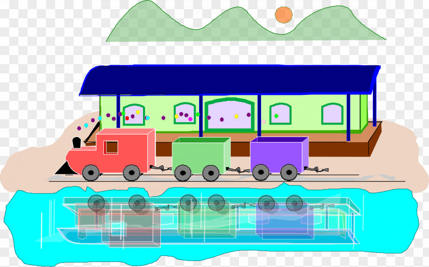 Mountain Clipart Train Windows Metafile Clip Art PNG