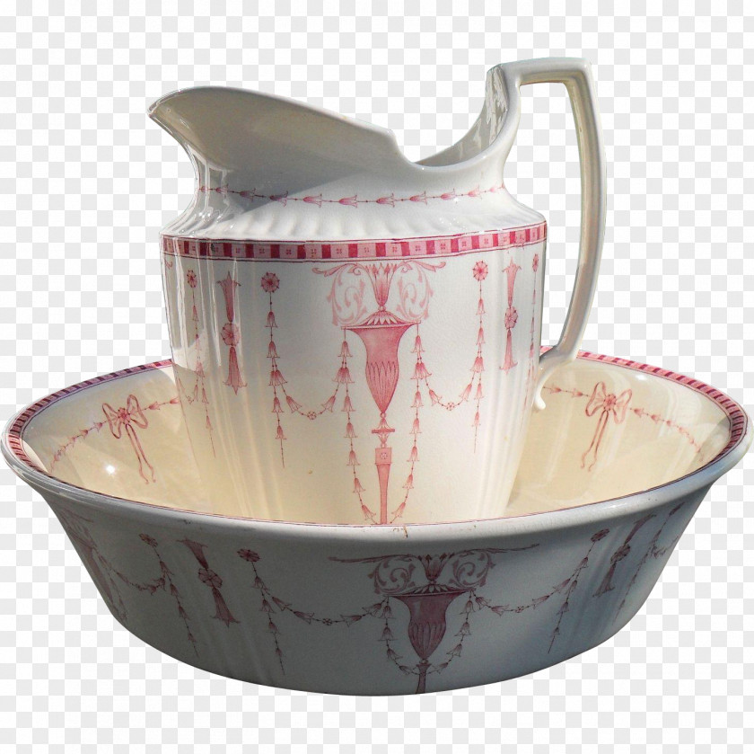 Sink Porcelain Antique Tableware Pitcher PNG