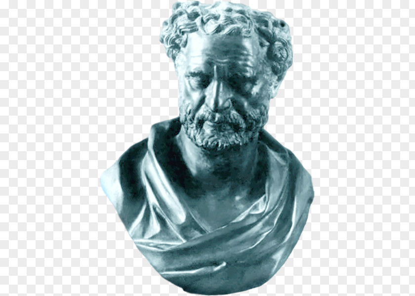 The Atomists, Leucippus And Democritus Classical Sculpture Stone Carving Philosopher Ancient Greece History PNG