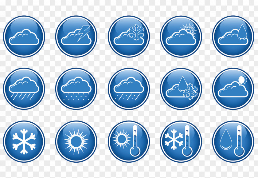 Weather Icon Design Balloon Stock Illustration PNG