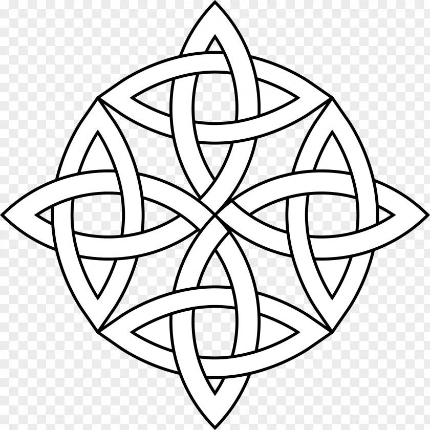 Knotted Celtic Knot Celts Art Drawing PNG