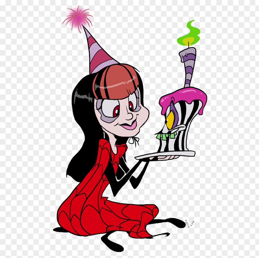 Birthday Gothic Art Clip PNG