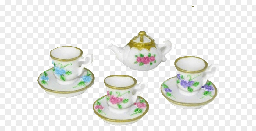 Fairy Door Coffee Cup Porcelain Teapot Teacup PNG