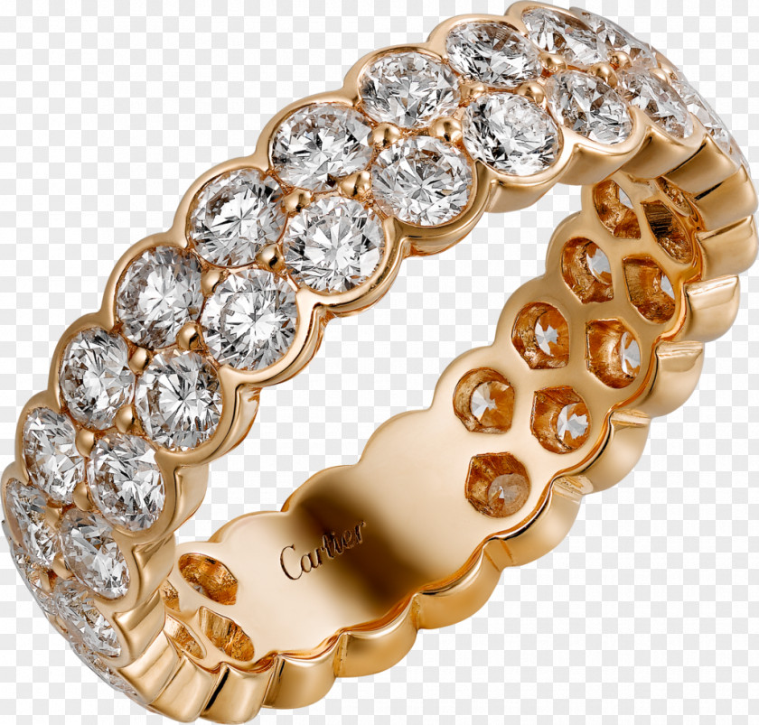 Ring Wedding Gold Cartier Jewellery PNG