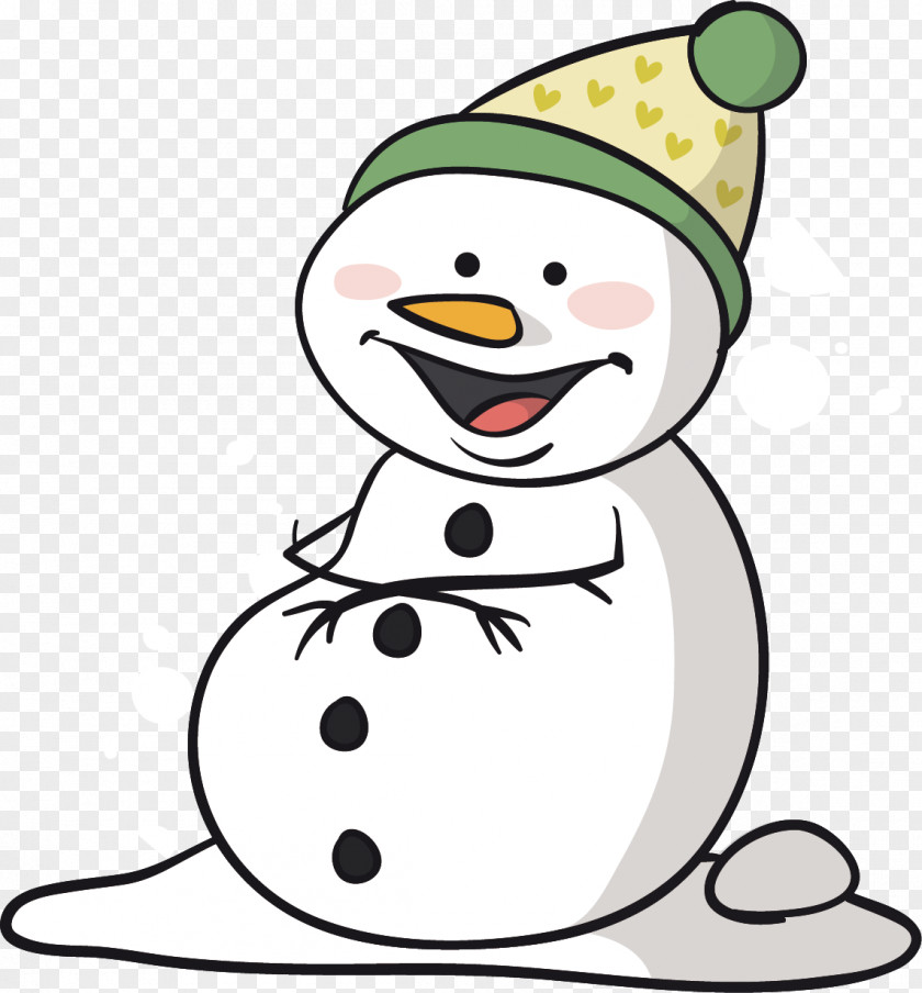 Snowy Snowman Creative Sticker Winter PNG