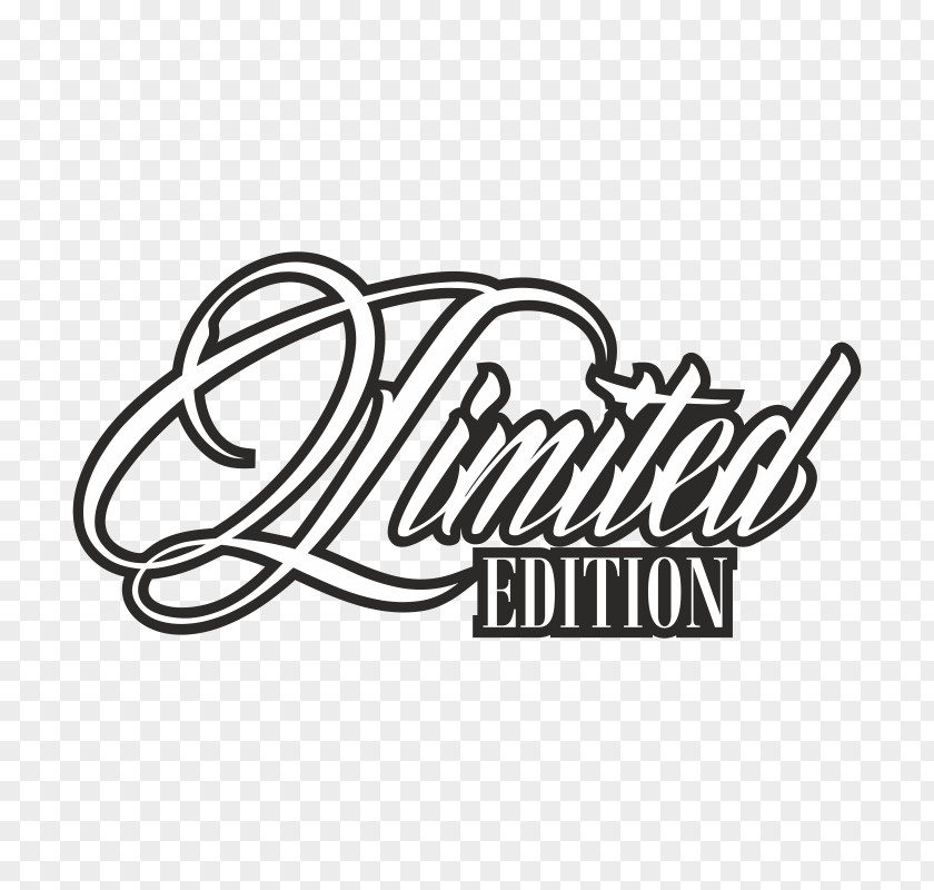 Sticker Limited Edition Logo Cinder's Rising Brand Font PNG