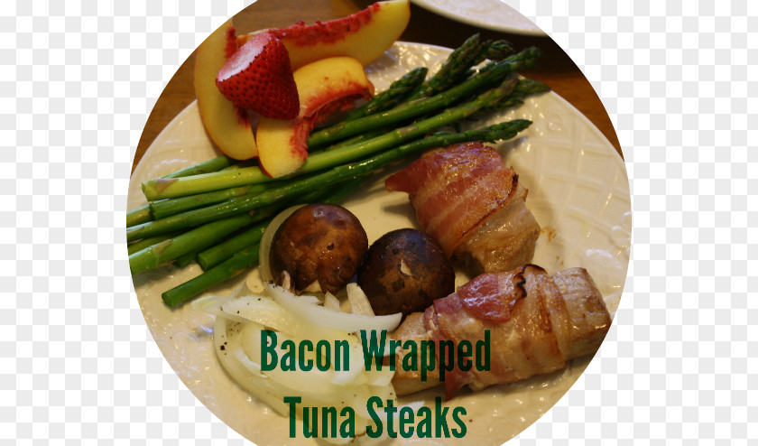 Tuna Steak Vegetarian Cuisine Bacon Wrap Breakfast PNG