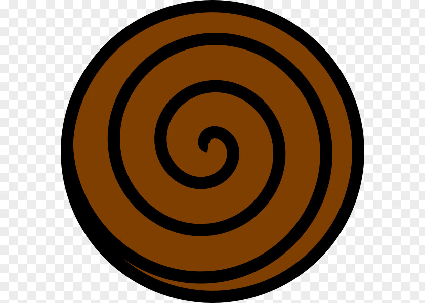 Brown Spiral Clip Art PNG