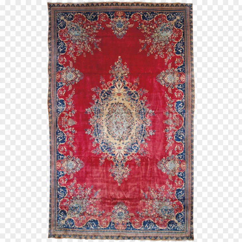 Carpet Paisley Maroon PNG