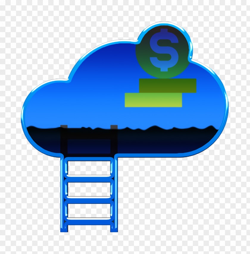 Cloud Icon Startup Ladder PNG