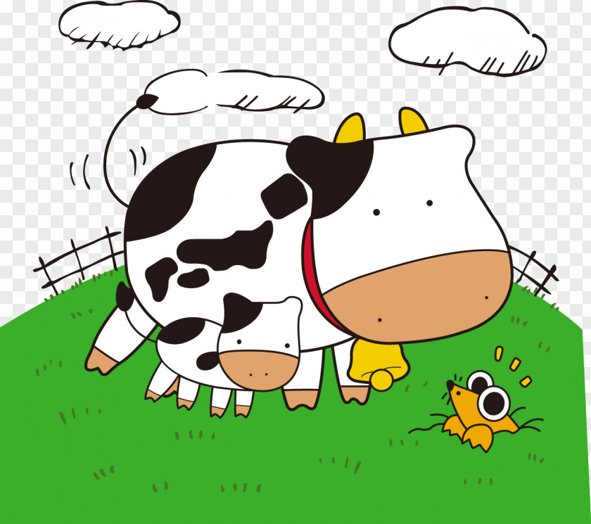 Creative Cow Cartoon Beef Comics PNG