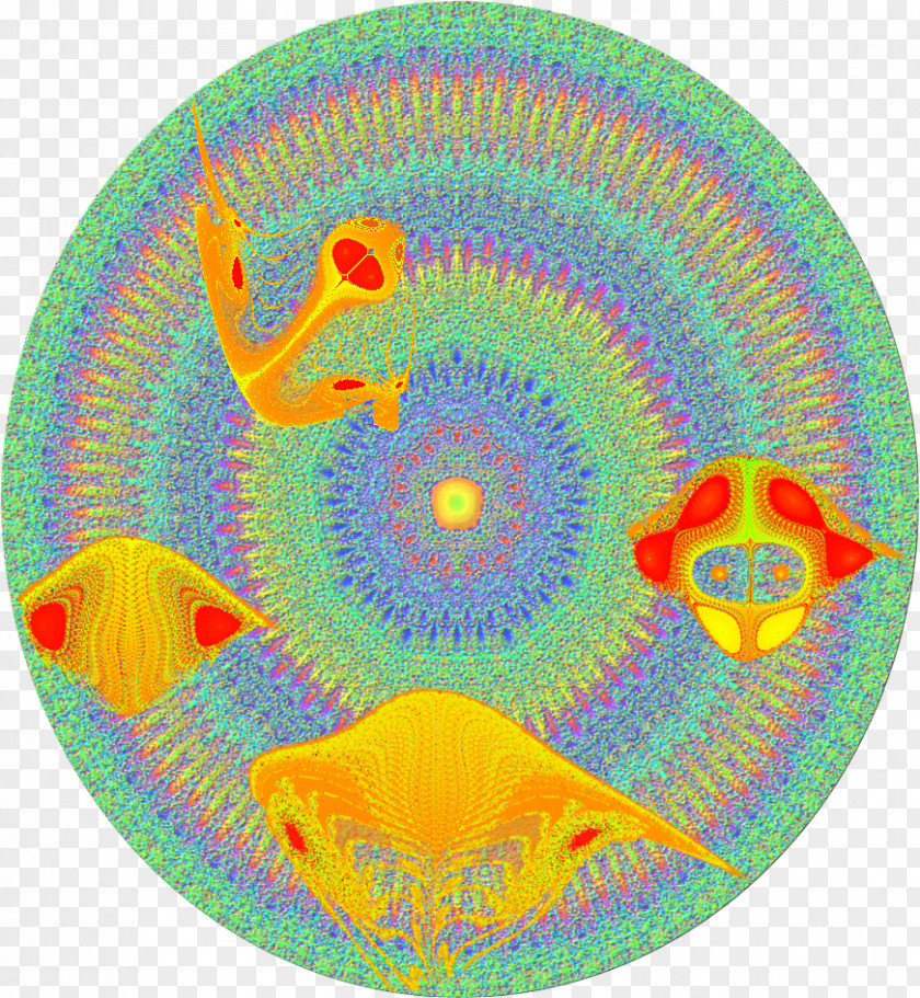 Critters Ultra Fractal Symmetry Drawing PNG