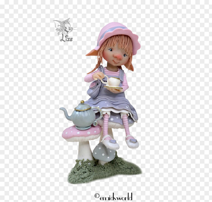 Folk Art Leprechaun Doll Web Browser Polymer Clay Puppet Cold Porcelain PNG