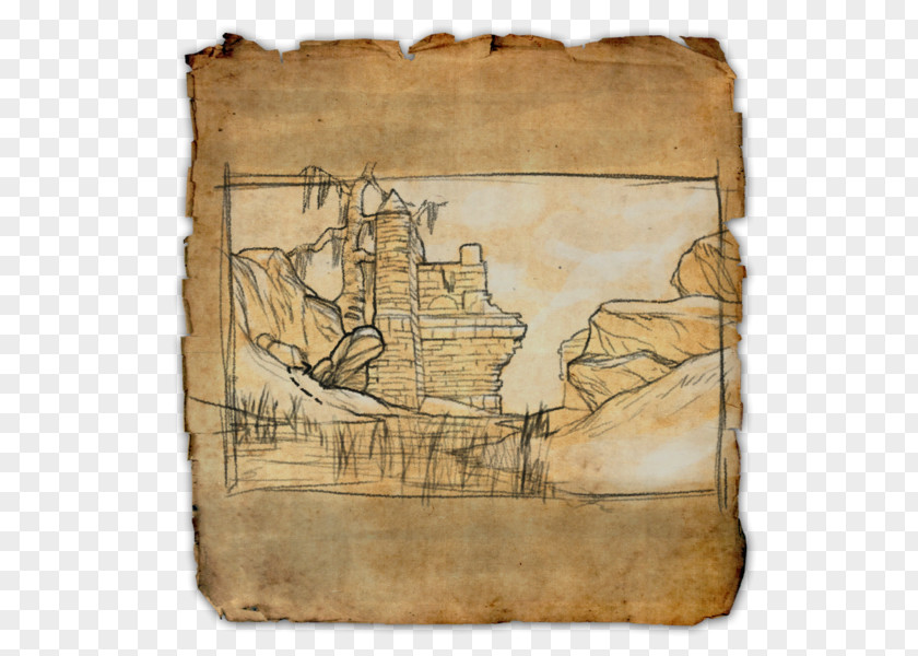 Map The Elder Scrolls Online Treasure World Buried PNG
