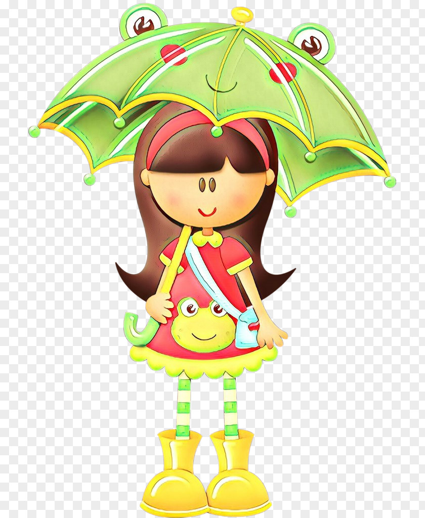 Cartoon Umbrella Doll PNG