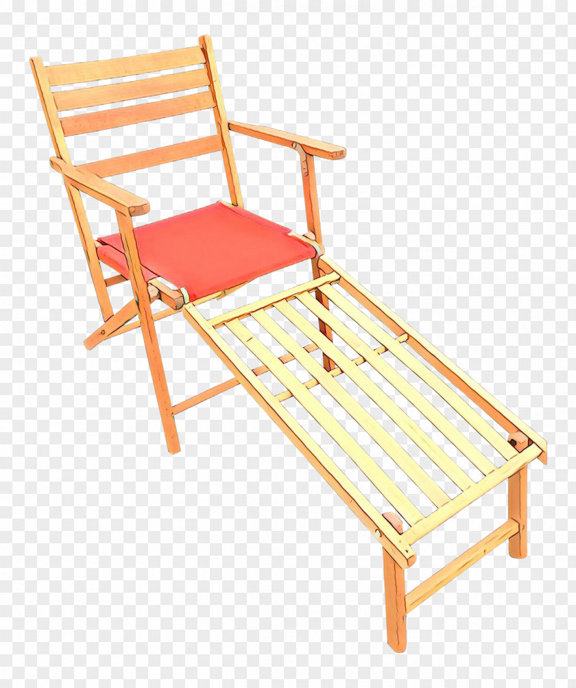 Comfort Folding Chair Wood Frame PNG