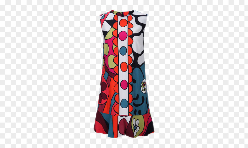 Dress Without Sleeve Jumper Scarf Printing PNG