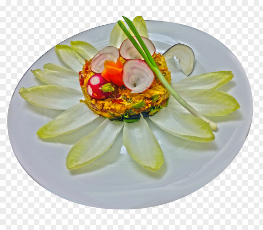 Salade De Poulpe Dish Network Flower Garnish Seafood PNG
