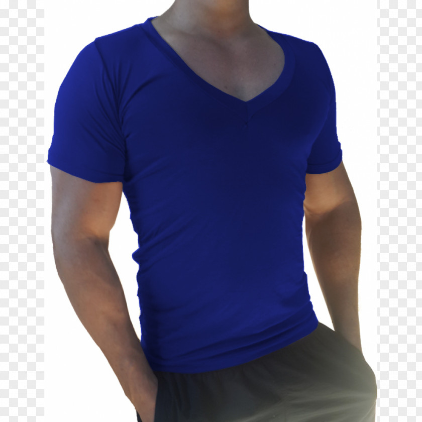 T-shirt Blue Collar Fashion PNG