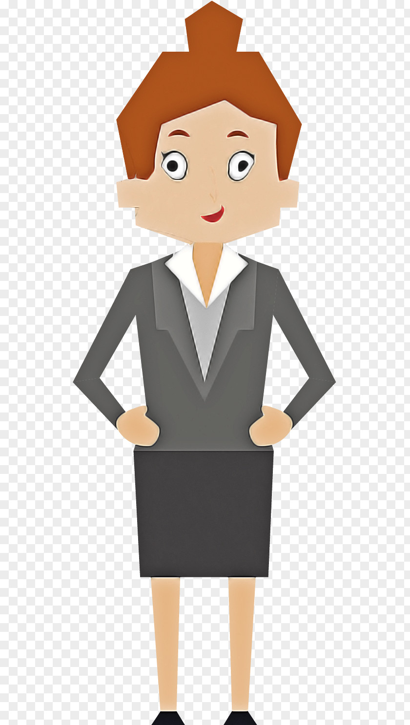 Cartoon Standing Job Formal Wear Businessperson PNG