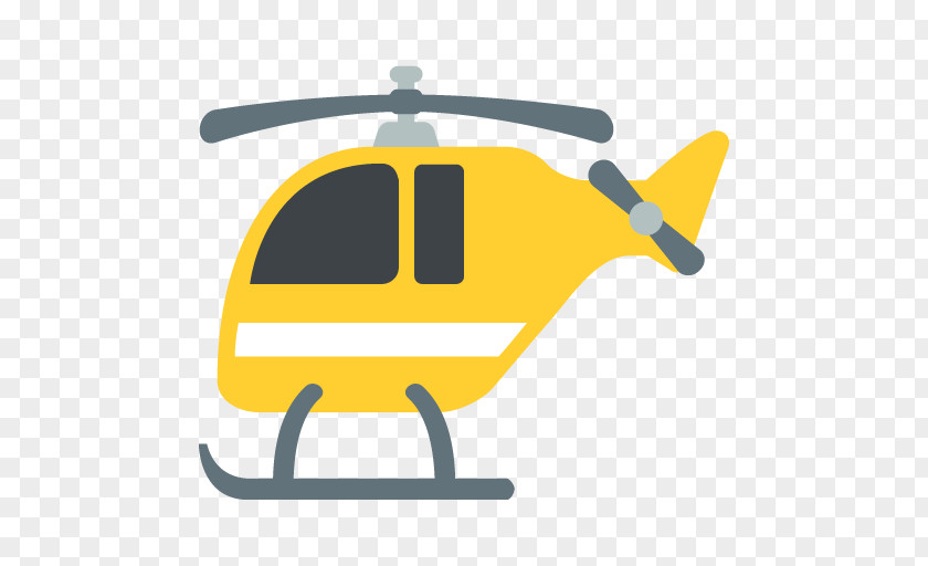 Helicopter Emoji Airplane SMS PNG