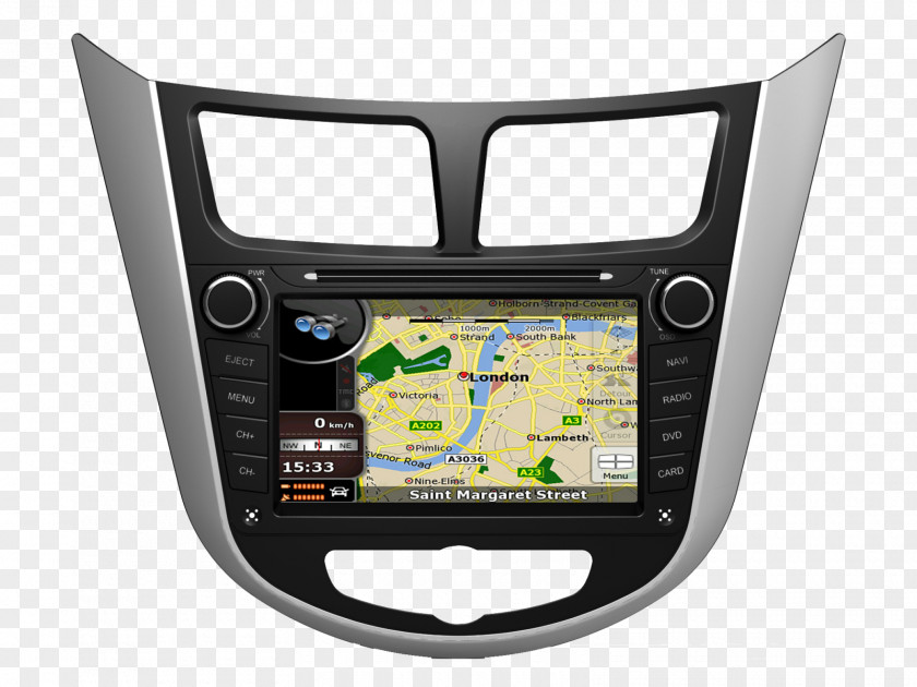 Hyundai 1999 Accent Car GPS Navigation Systems 2002 PNG