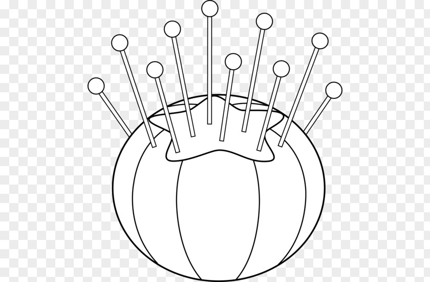 Mirror Drawing Pincushion Clip Art PNG