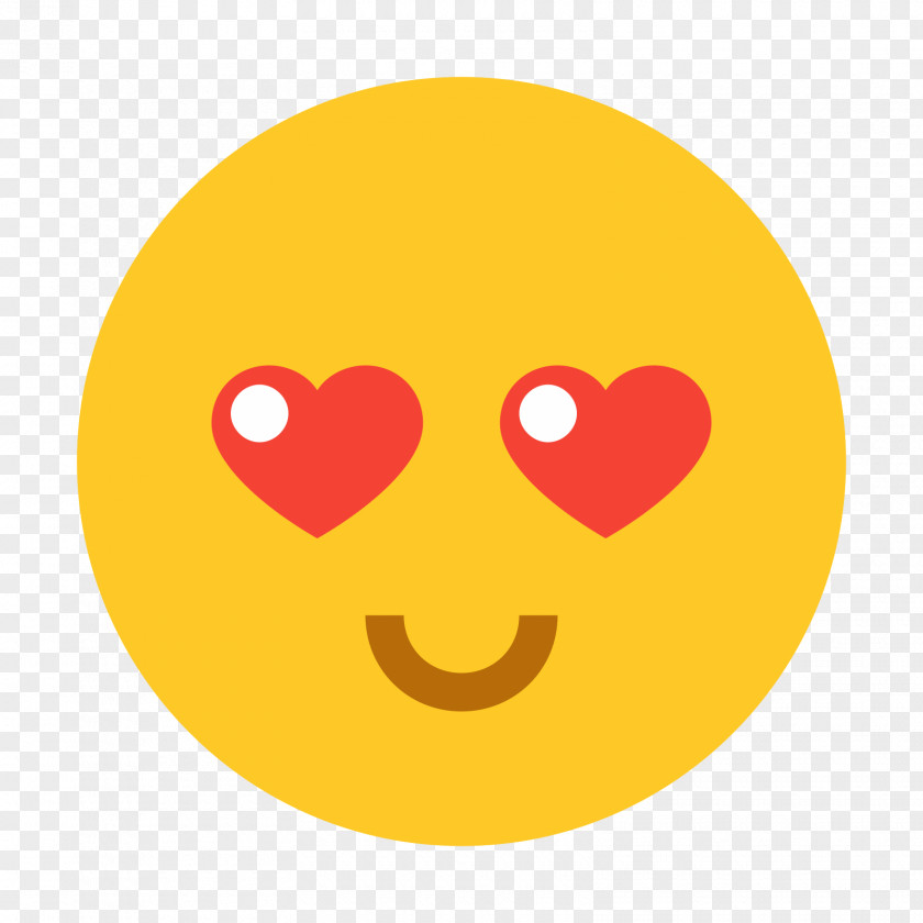 Smiley Emoticon Love Heart PNG