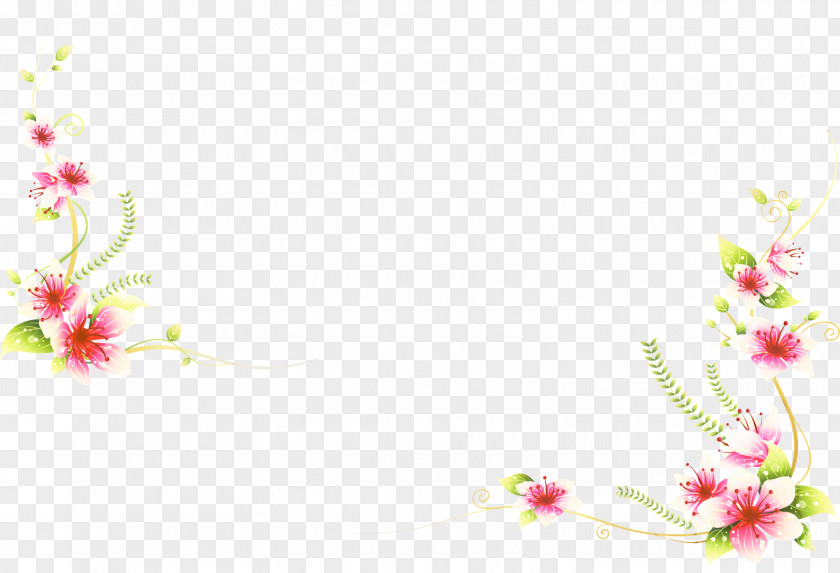 Blossom Pedicel Floral Flower Background PNG