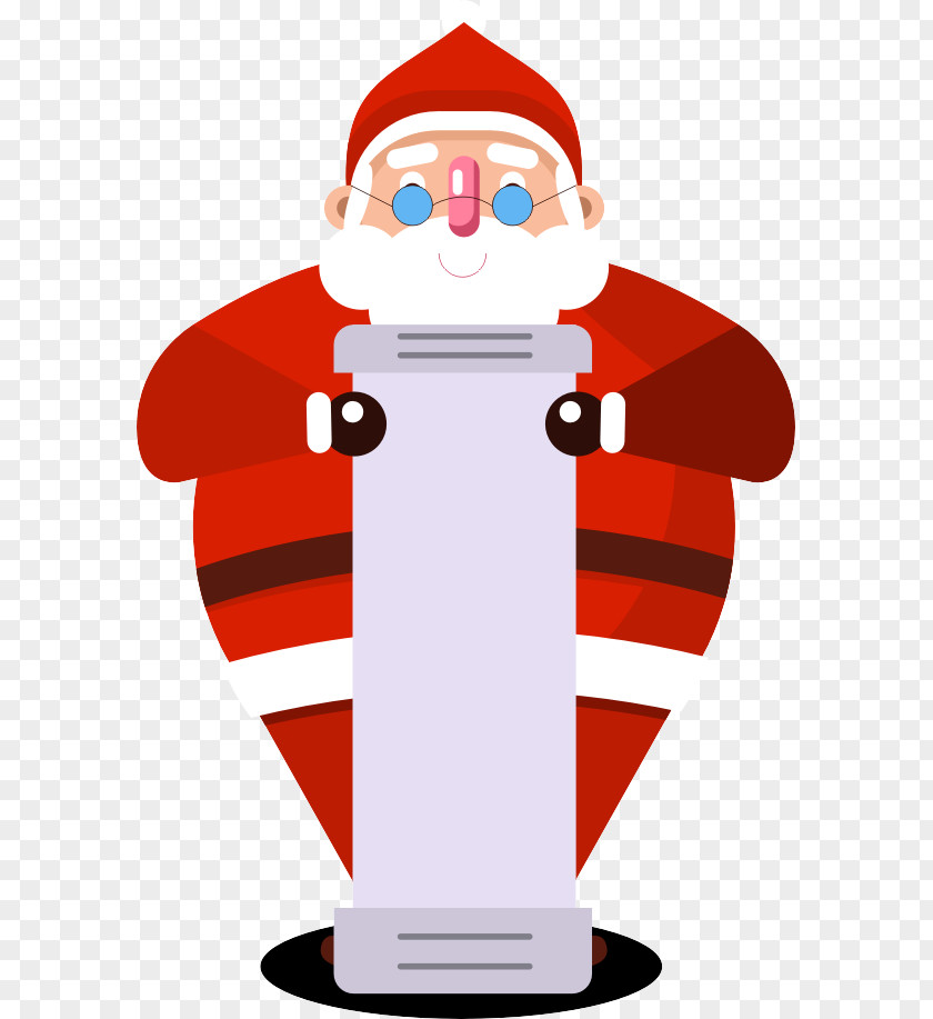Cartoon Santa Claus Christmas Drawing Clip Art PNG