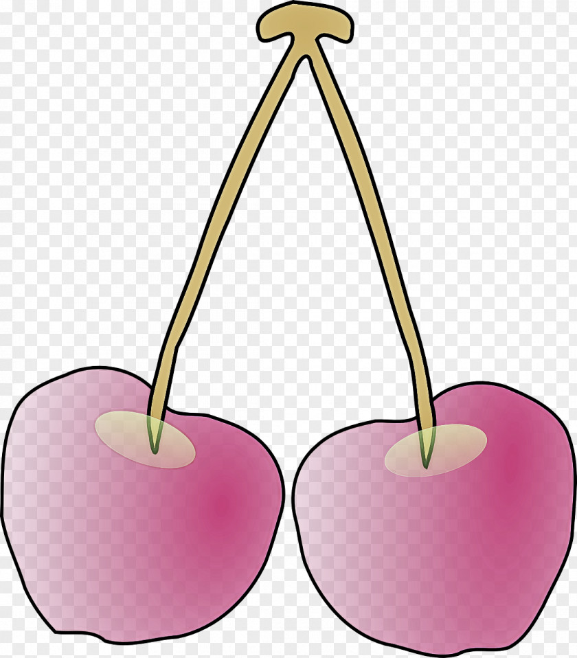 Drupe Heart Pink Plant Cherry Fruit Tree PNG