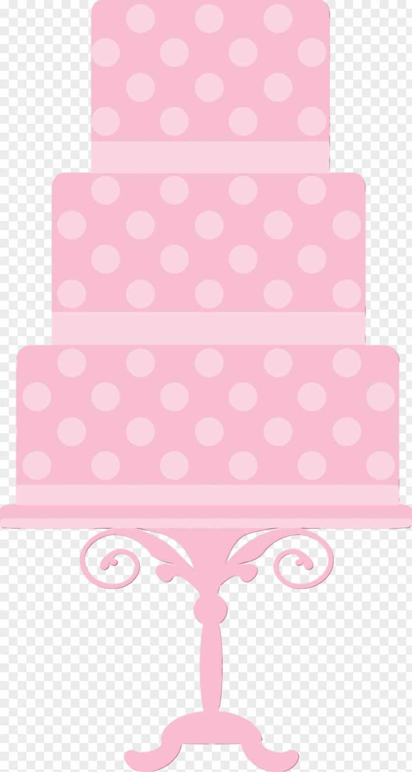 Fondant Beige Wedding Cake PNG