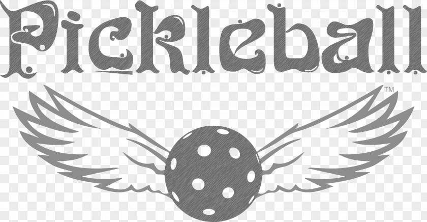 Pickleball Logo Brand Font Clip Art Character PNG