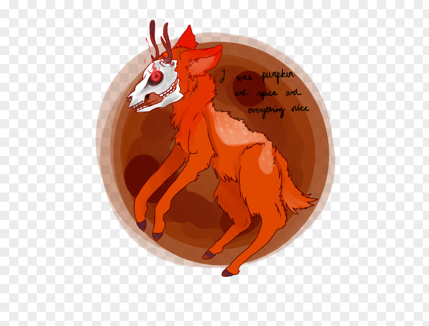 Reindeer Horse Cartoon Character PNG