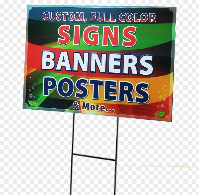 Trifold Brochures Banner Advertising Lawn Sign Printing Signage PNG