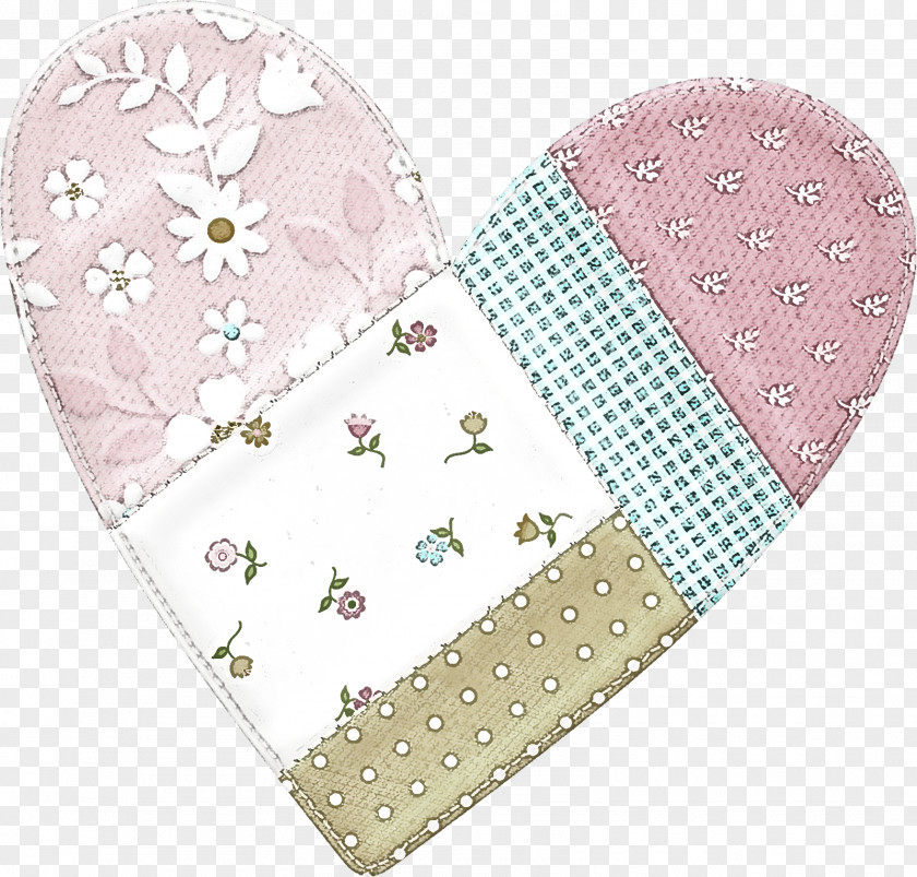 Heart Pink Pattern Textile PNG