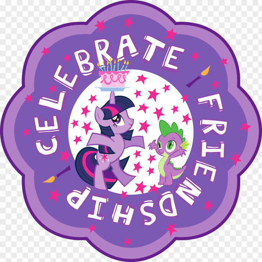 Purple Moon Cake Twilight Sparkle Pinkie Pie Pony Spike Rainbow Dash PNG
