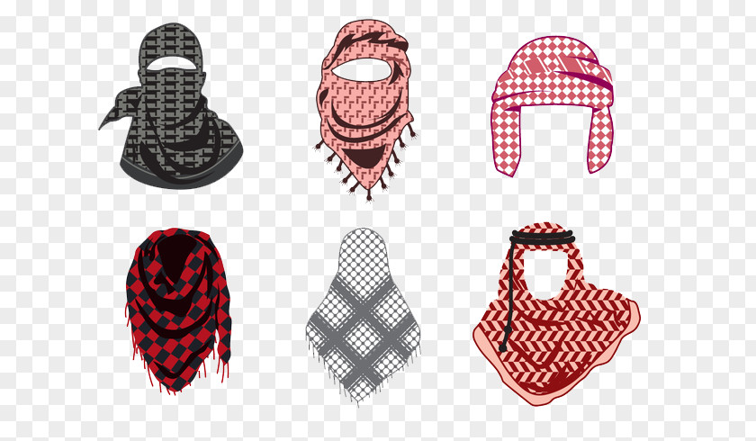 Texture Islamic Keffiyeh Headgear Arabs Agal PNG