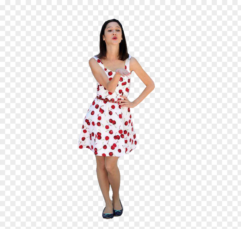 Dress Polka Dot Cocktail Fashion PNG