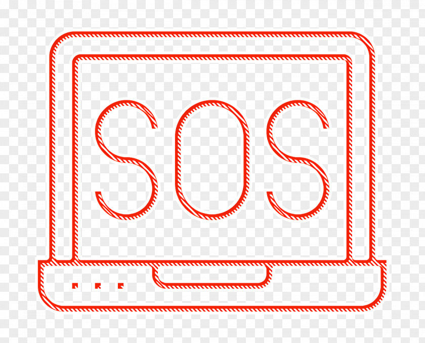 Rectangle Text Distress Icon Laptop Online PNG