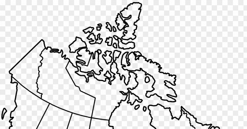 World Map Blank Canada United States PNG