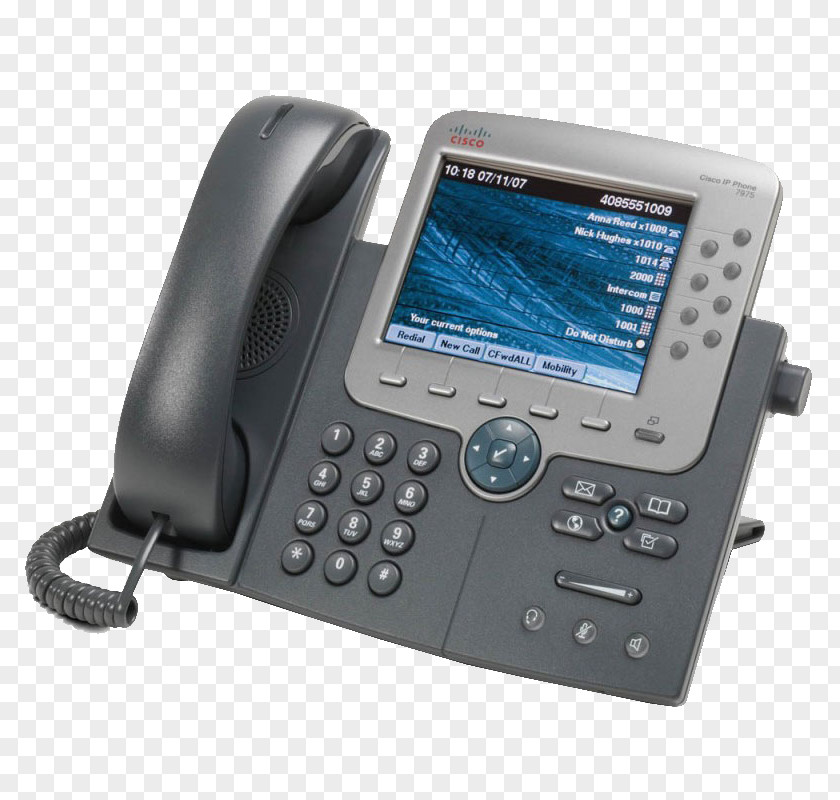 Cisco Call Manager VoIP Phone Voice Over IP Telephone 7975G Unified Communications PNG