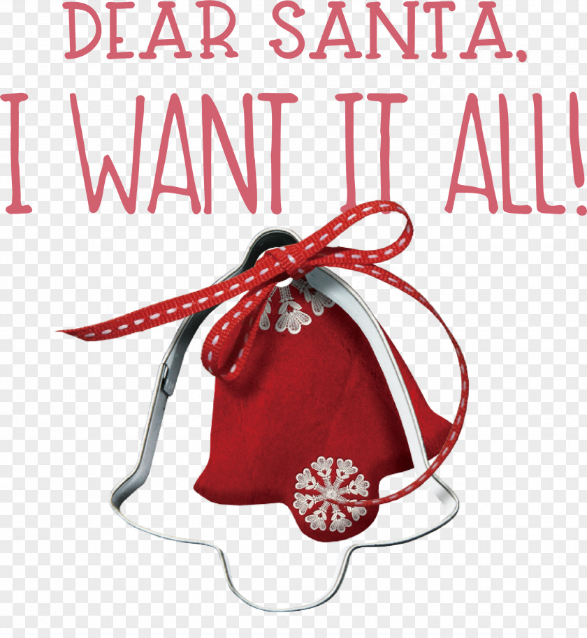 Dear Santa Christmas PNG