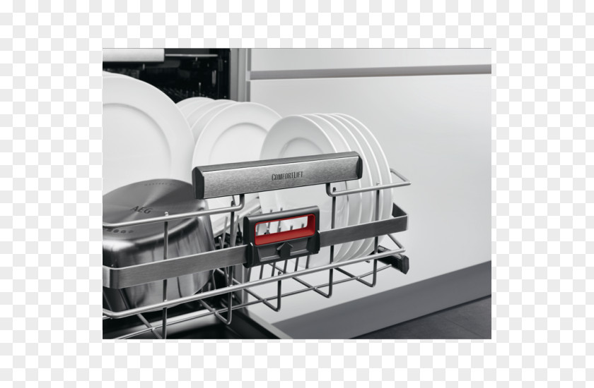 Eggo AEG Freestanding Dishwasher Cutlery Drawer PNG