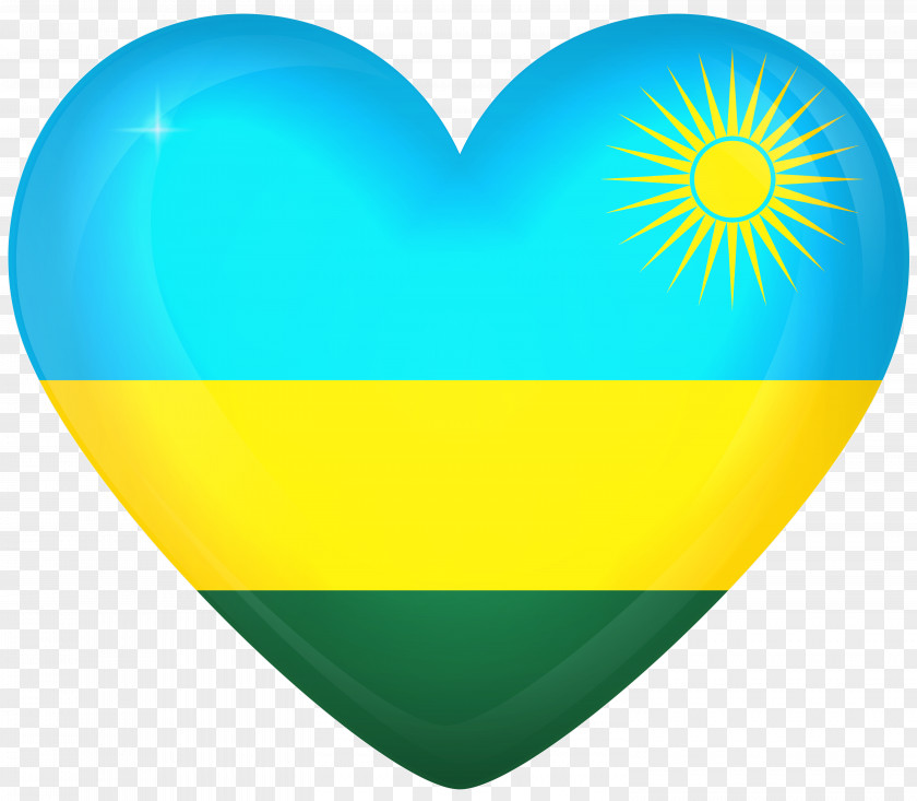 Flag Of Rwanda National Map PNG