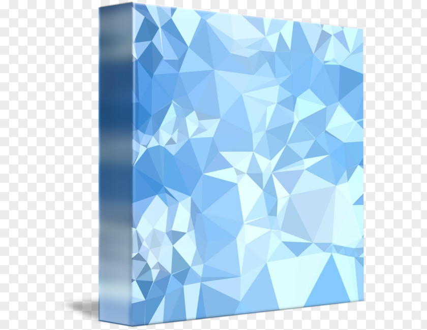 Polygon Border Blue Geometry Triangle Rectangle PNG