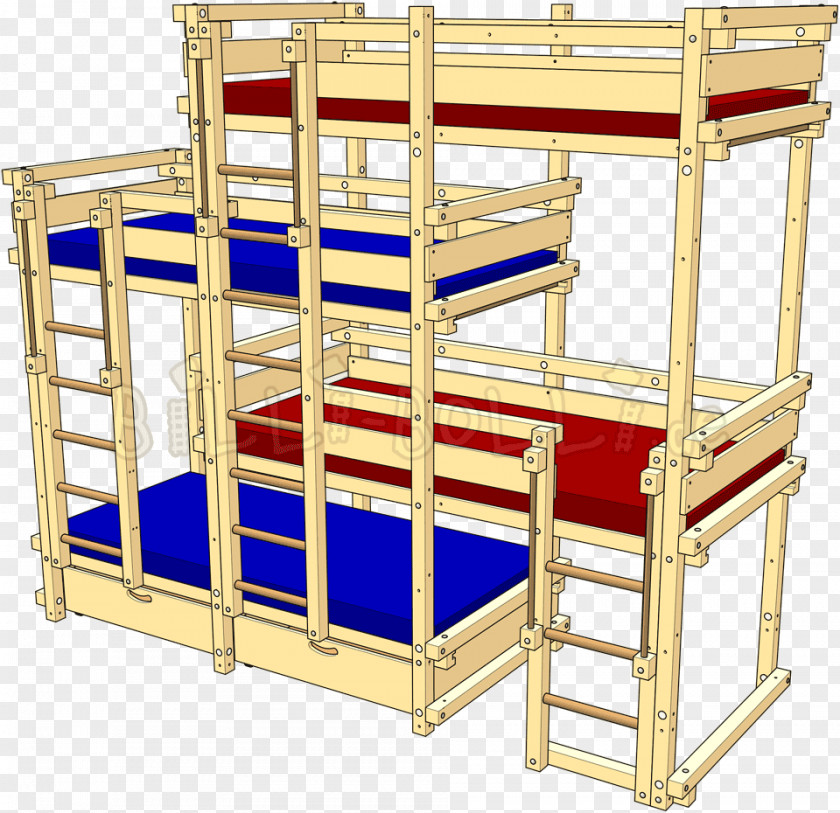 Bed Bunk Furniture Cots Room PNG