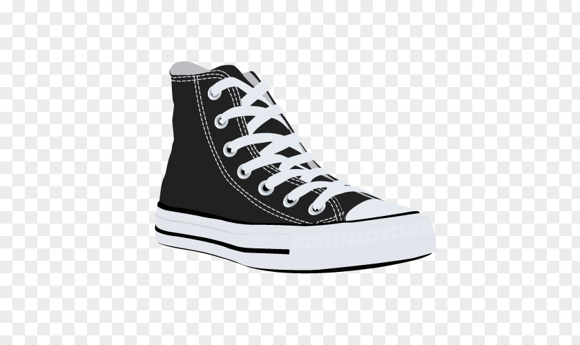 BLACK SNEAKERS Chuck Taylor All-Stars Converse High-top Sneakers Shoe PNG