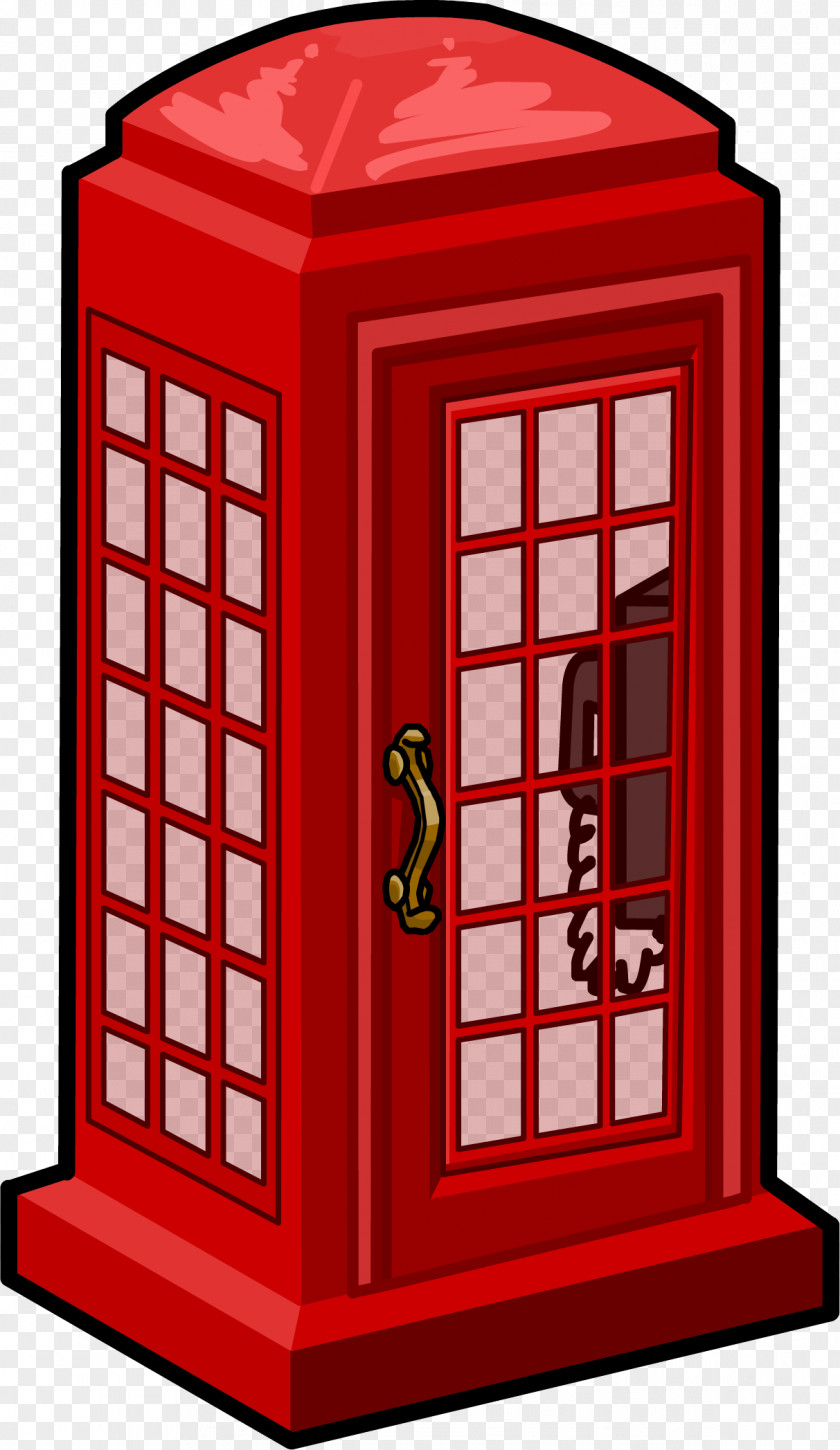 Booth Club Penguin Telephone Red Box Computer Keyboard PNG